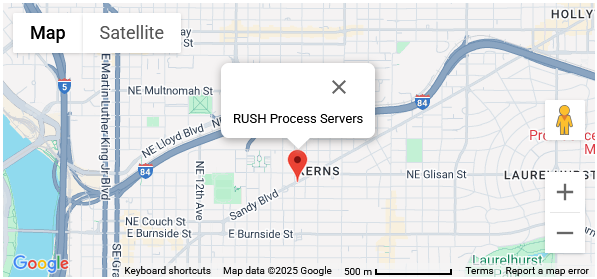 RUSH Process Services Map